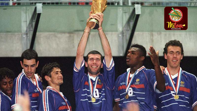 Zidane đã cùng Đội tuyển Pháp giành chức vô địch FIFA World Cup 1998